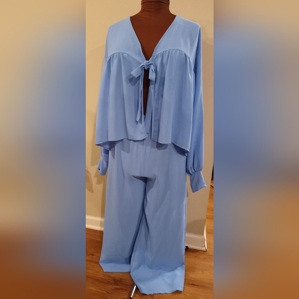 Light Blue Two-Piece Set